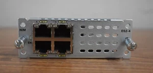 CISCO NIM-ES2-4 4-PORT GIGABIT ETHERNET ROUTER MODULE - Picture 1 of 3