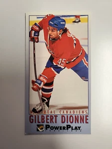 Montreal Canadiens NHL Hockey 1993/94 PowerPlay/Fleer Gilbert Dionnne Card - Picture 1 of 2