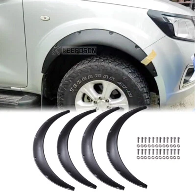 For Nissan Frontier NP300 35" Fender Flares Extra Wide Body Wheel Arch Mudguard - Image 1 of 4