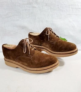 Grenson Curt Men's Brown Cigar Suede Leather Lace Up Derby Dress Shoes Size 9 - Bild 1 von 14