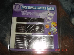 Uniwersalny chipset PC, BGA, zestaw chłodzenia układu pamięci: Thermaltake Thin Wings 9 sztuk - Zdjęcie 1 z 4