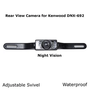 New Rear View Camera Backup License Plate Night for Kenwood DNX-692 DNX692 - Picture 1 of 2