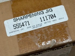 Vintage NIB Shopsmith Sharpening Jig 555471 516118 Planer Jointer Knife - Picture 1 of 6