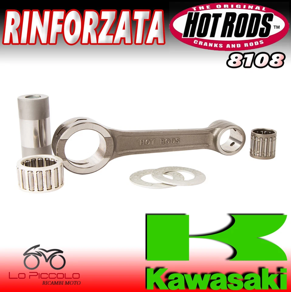 8108 BIELLA ALBERO MOTORE HOT RODS KAWASAKI KX 250 2002 2003 2004 2005 2006 2007 Foto 1 de 1