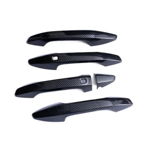 Carbon Fiber Car Exterior Door Handle Cover Trim 4x For Kia Sportage NQ5 2023 - Picture 1 of 8