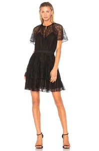 BNWT LOVER - Black Lace Mini Dress RRP $695 Sz 6 (XS) $99! - Picture 1 of 1