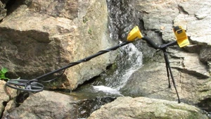 Metal Detector Stand Universal Mounting Folding Legs 12-15" Fits 5/8" to 1 1/8"  - Picture 1 of 11