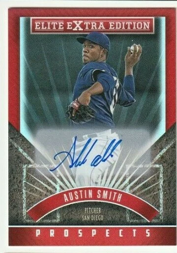 2015 Panini Elite Extra Austin Smith San Diego Padres Autograph Auto Card - Image 1 of 1