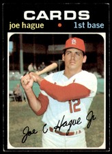 1971 Topps Joe Hague #96 St. Louis Cardinals VG-EX