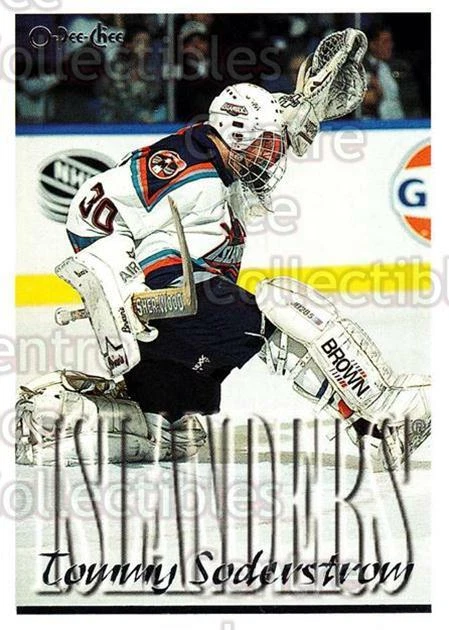 1995-96 Topps O-Pee-Chee Opc Parallel #334 Tommy Soderstrom - Image 1 of 1