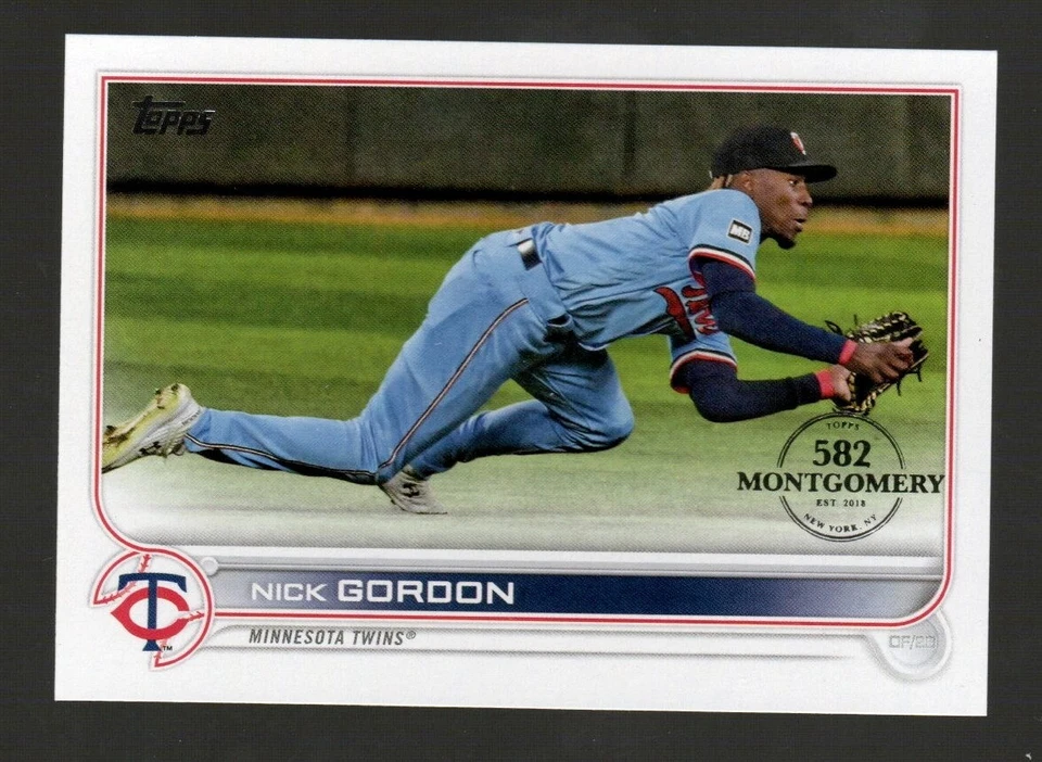 2022 Topps 582 Montgomery Club Stamp #598 Nick Gordon Minnesota Twins - Image 1 of 1