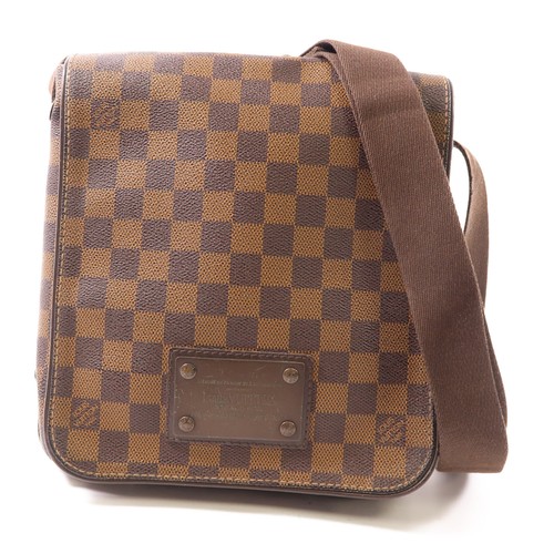 LOUIS VUITTON（LV） Borsa messenger a tracolla Louis Vuitton LV Brooklyn PM N51210 marrone damier