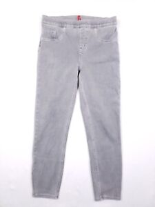 Spanx Jean-ish Ankle Leggings Womens Medium Gray Stretch Pull On Casual 29x24