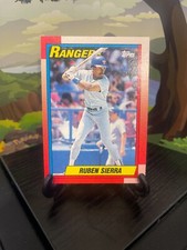 1990 Topps Ruben Sierra #185 Baseball Card