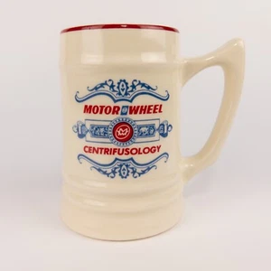 Taza de cerveza vintage MOTOR WHEEL centrifusología Lansing Michigan hecha en EE. UU. Stein - Imagen 1 de 10