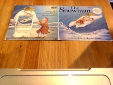 HOWARD BLAKE THE SNOWMAN LTD G/F 7" SINGLE 1987 w/ Christmas Card Raymond Briggs