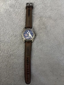 1998 MLBPA Baseball Wrist Watch Chicago CUBS Sammy Sosa Rare Home Run Hero - Picture 1 of 5