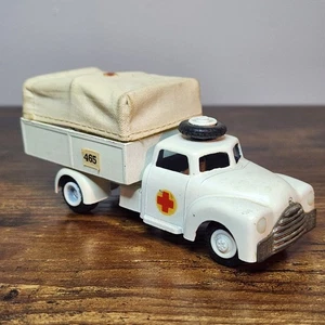Vilmer 465 Red Cross Truck Vintage 1950s Danish Diecast Rare Emergency Vehicle - Picture 1 of 15