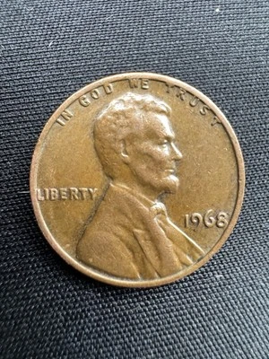 1968 Lincoln Penny with Error on Top Rim and "L" in Liberty on Edge Plus More - Image 1 of 2