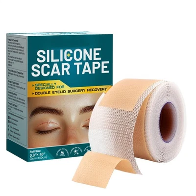 1-5 Rolls Scar Removal Silicone Tape For Hypertrophic Scars & Keloids 39in/100cm - Image 1 of 4