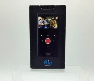 Boxed Flip MinoHD Camcorder Video Camera 8GB 2h - 3rd Generation Black (M31120B) - Picture 1 of 3
