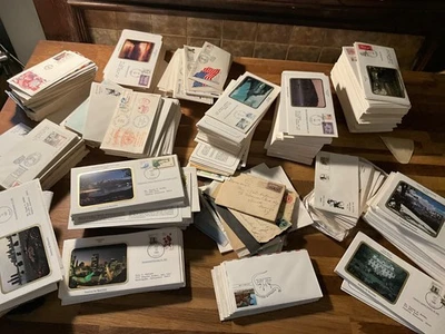 Us USA FDC huge LOT OF COVERS 9kg box - Image 1 of 4