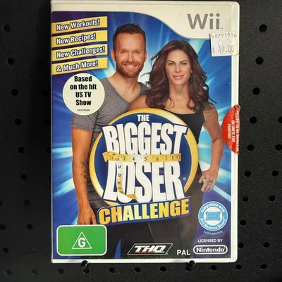 The Biggest Loser Challenge Wii Nintendo Game PAL Inc. Tracked Post - Image 1 of 4