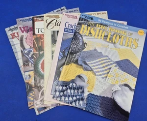 Vintage Freizeit Kunst Küchenartikel zum Häkeln 6 Musterhefte - Bild 1 von 14