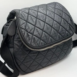 CHANEL Coco Cocoon Leather Shoulder Bag Black Black From Japan - Picture 1 of 13
