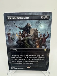 Edicto Blasfemo - Sin Fronteras - Fundamentos Mágicos (MTG) - Imagen 1 de 1