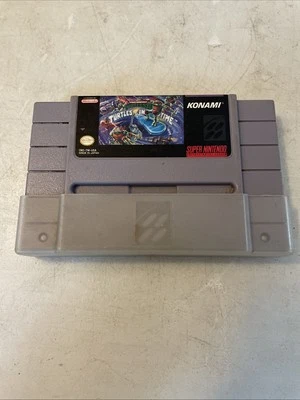Teenage Mutant Ninja Turtles IV: Turtles In Time Super Nintendo SNES - Auténtico Foto 1 de 4