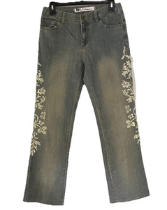 Disney Store Tinkerbell Fairy Bootcut Wash Jeans Damen Gr. 4 helle Waschung - Bild 1 von 7