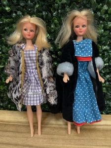 Vintage UD Co Barbie Clone Dolls w/ Outfits & Coats Doll Toys Mid Mod - Picture 1 of 11