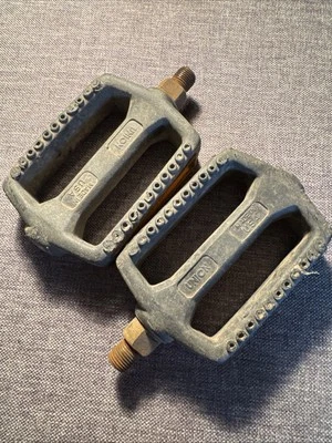 Пластиковые велосипедные педали 9/16 дюйма UNION 347 черные б/у BMX Cruiser - Изображение 1 из 4