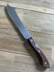 Vintage MARBLEHEAD AMWAY Metzgermesser 8" U.S.A. schöner Hartholzgriff - Bild 1 von 6