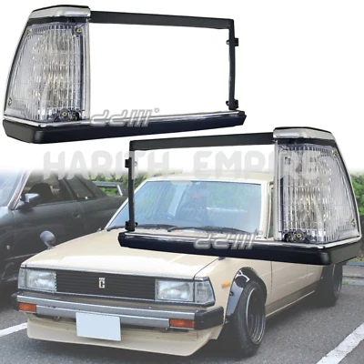 Par de molduras de faros para Toyota Corolla KE70 TE71 TE72 1979-1987 Foto 1 de 4