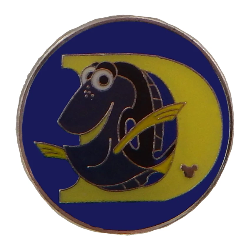 Prendedor comercial individual Finding Nemo Dory serie alfabeto D parque Disney nuevo Foto 1 de 1