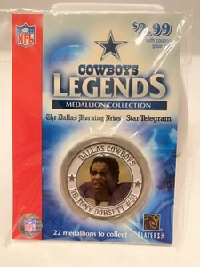 Dallas Cowboys Legends Medaillon SELTEN Neu im Paket Tony Dorsett #33 - Bild 1 von 1