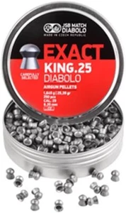 Jsb Exact King Diabolo .25 Caliber Air Gun Pellets For Hunting And Accuracy - Picture 1 of 3