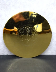 Antique Sterling Silver Disk Paten For Your Chalice, 5 7/8" (CU13) Church co. - Picture 1 of 8