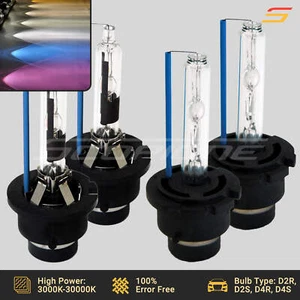 Replacement HID Xenon Headlights Light Bulbs - D2R D2S D4R D4S - 3000K-30000K - Picture 1 of 35