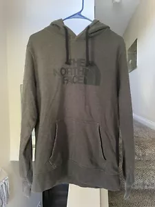 The North Face Logo Mens Gray Hoodie Size Medium - Picture 1 of 4