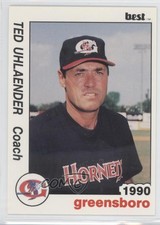 1990 Best Greesnboro Hornets Ted Uhlaender #28