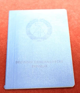 DDR Personalausweis, Frau,  mit Visum, 1984 Frankfurt (Oder) - Bild 1 von 5