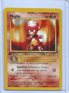 1st Edition Magby 23/111 NeoGenesis Set Pokemon Card - Near Mint - Picture 1 of 2