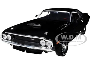 1970 DODGE CHALLENGER T/A BLACK 1/24 DIECAST MODEL CAR BY M2 40300-106 A - Picture 1 of 6