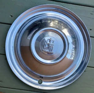 Vtg Rare That Ship Has Sailed 15" Wheel Cover Nautical Man-cave Ratrod Steampunk - Picture 1 of 10