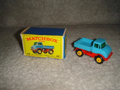 MATCHBOX 1970  #49 UNIMOG  TRUCK IN BOX ~UNPLAYED WITH~VERY RARE - Image 1 of 4