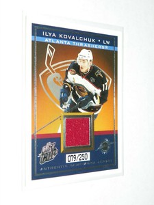 03/04 PACIFIC QUEST FOR THE CUP ILYA KOVALCHUK AUTHENTIC GAME JERSEY SP 79/250