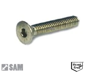 10 UNF Zollschrauben Senkkopfschrauben V2A No.10-32X5/8" UNF - Innensechskant - Bild 1 von 1